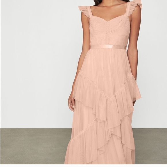 BCBGMaxAzria Dresses & Skirts - BCBGMaxAzria Blush Pleated Dress